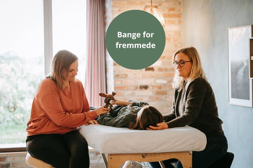 babyer og børn, der er bange for fremmede, kan få hjælp med biodynamisk kranio-sakral terapi