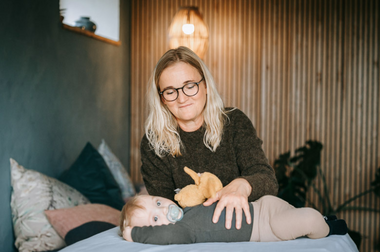 kranio-sakral terapi til baby ved Spangsberg terapi , bredballe, vejle ø